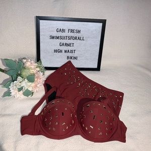 Swimsuits For All Garnet High Waist Bikini